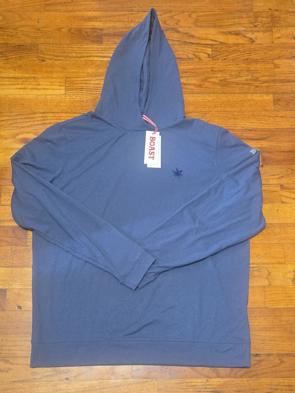 BOAST Sport Hoodie Pullover "PADDLE 1916" Greenwich Connecticut Navy- Large